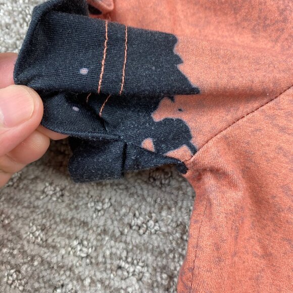 MISSLOOK Shirt Women Size 3XL Orange Bull Graphic Print V-Neck T-Shirt - Picture 5 of 9